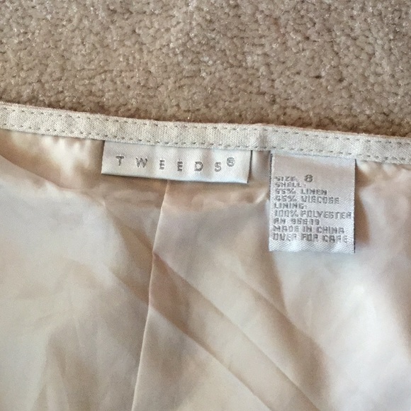 Tweeds linen maxi skirt. - Picture 4 of 7